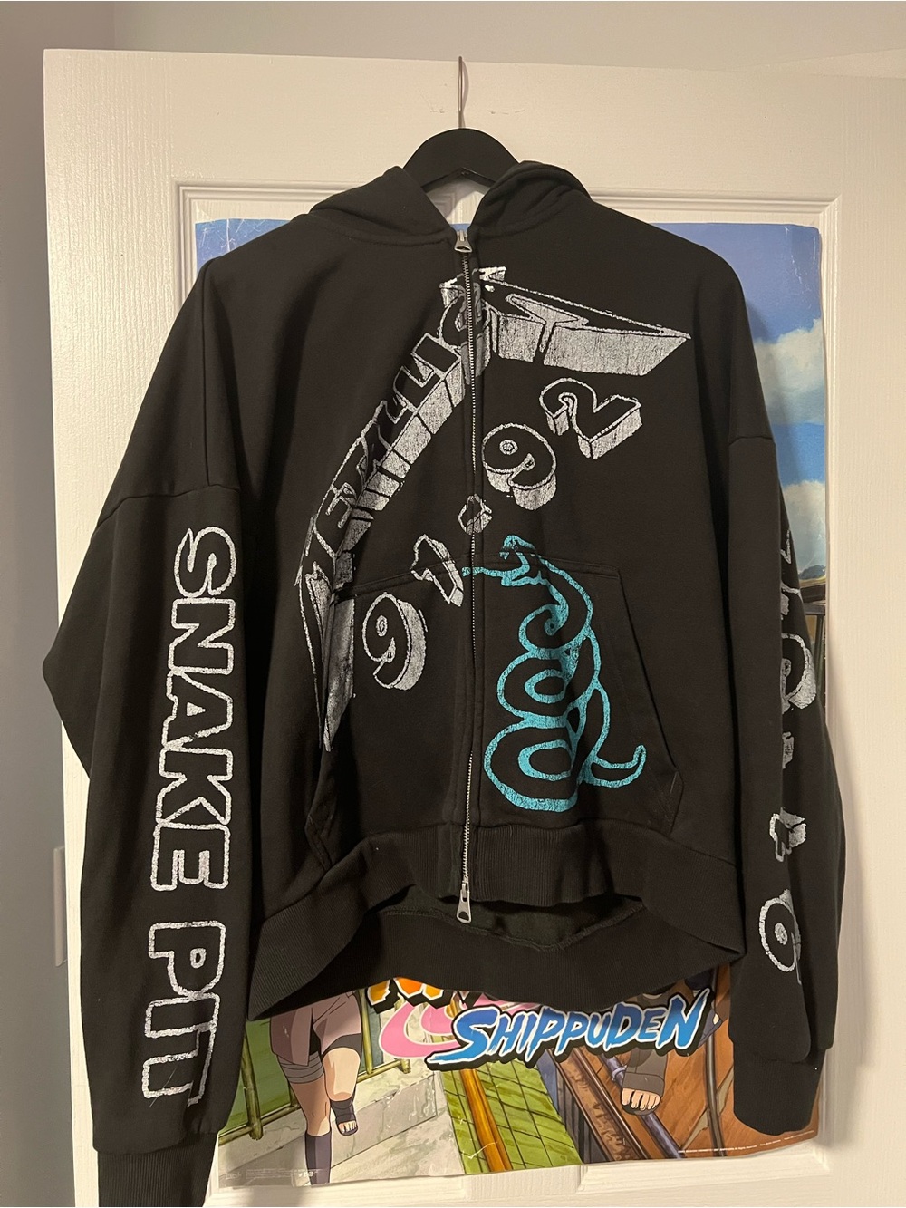 H&M Metallica Zip-Up Hoodie